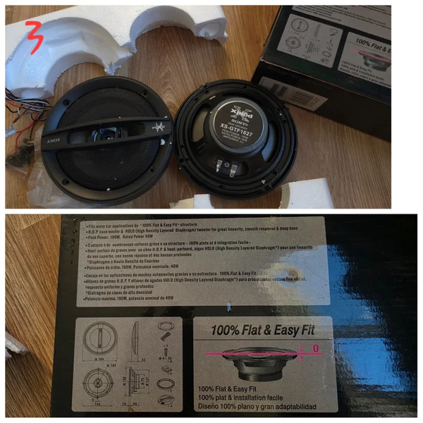 Колонки Sony Xplod XS-GTF1827 — lens cap