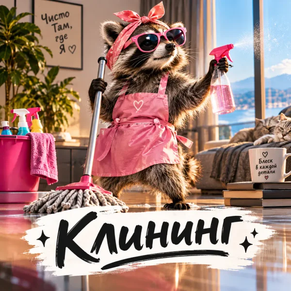 Клининг и уборка квартир — sunglasses, Norwich terrier