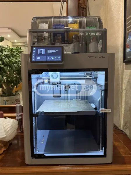 3D принтер Bambu Lab P2S + AMS 2 Pro — espresso maker, dishwasher