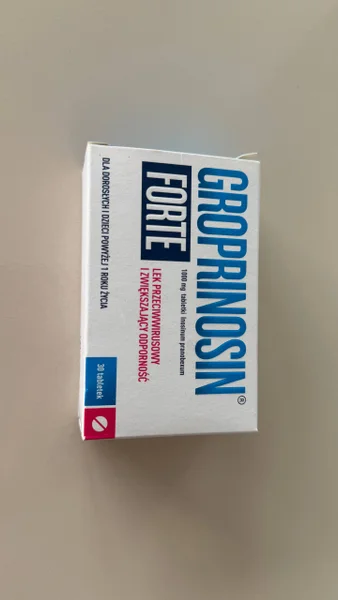 Противовирусные таблетки Groprinosin Forte 28 шт — book jacket, packet