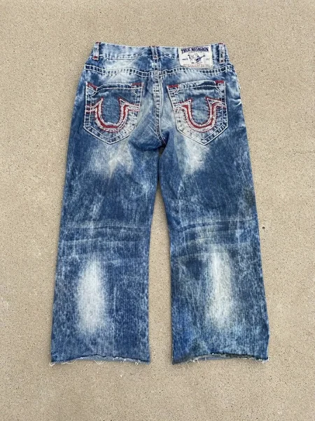 True Religion Vintage Straight Jeans и ремень Ben Davis — jean