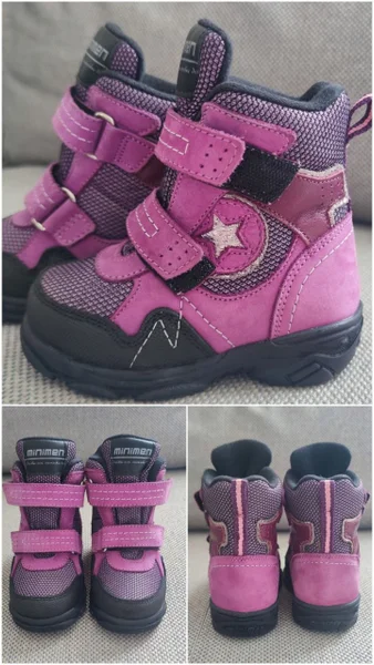 Зимние замшевые сапоги Minimen 22 размер — sandal, running shoe