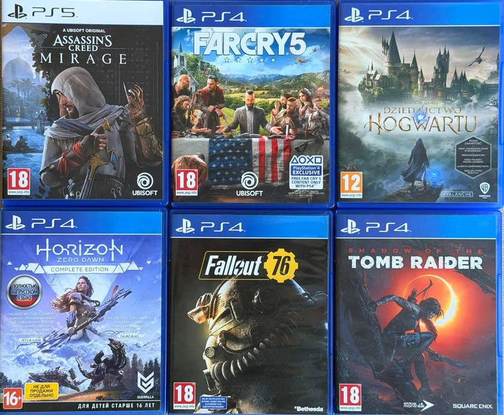 PlayStation 5/4 игра Horizon Zero Dawn (с DLC) — comic book, packet, web site