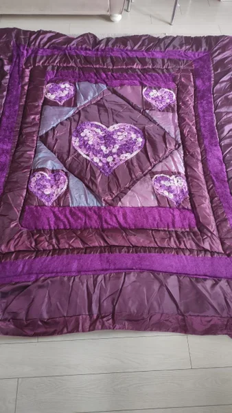 Комплект постельного белья (одеяло, простынь, 2 наволочки) — quilt, sleeping bag, velvet