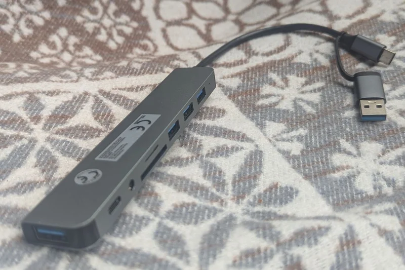 USB Type-C хаб — hard disc