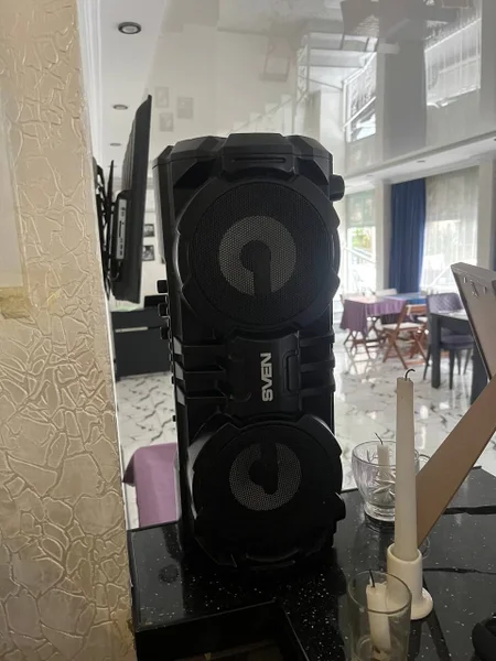 Колонка Sven — parking meter, knee pad, loudspeaker