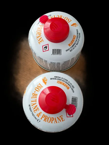 Газовый туристический баллон, 2 шт — combination lock, pill bottle, plunger