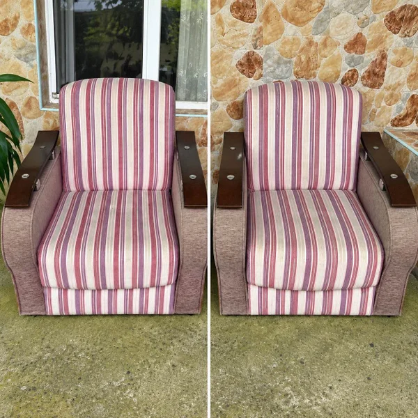 Кресло мягкое с деревянными подлокотниками — sock, folding chair
