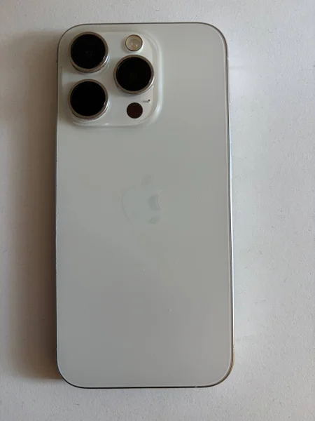 iPhone 15 Pro 128GB White Titanium — washer, space heater