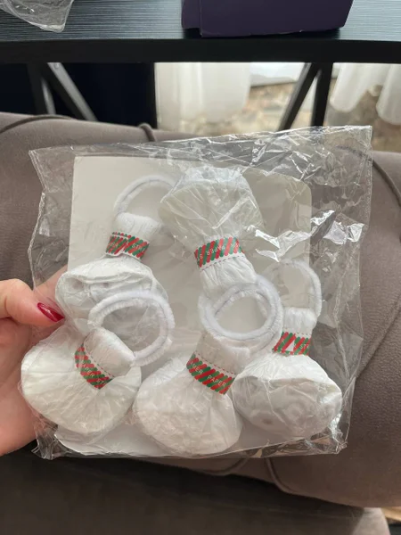 Серпантин для руки белый бумажный — plastic bag