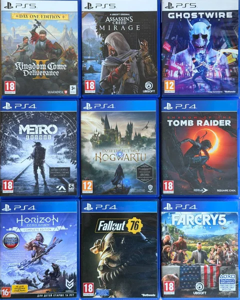 Assassins Creed Mirage диск PS4/PS5 — cassette, comic book, packet