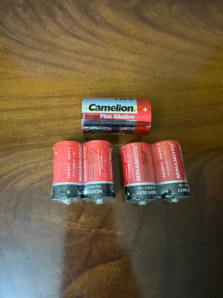 Батарейки большие Camelion — oil filter, rubber eraser
