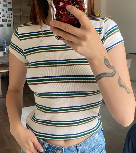 Футболка Zara — bathing cap, maillot, maillot