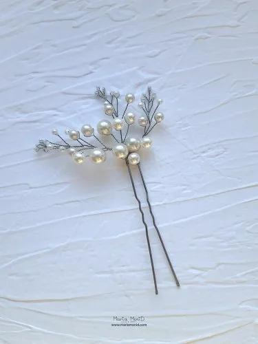 Шпилька в прическу Tenderness ручной работы — hair slide