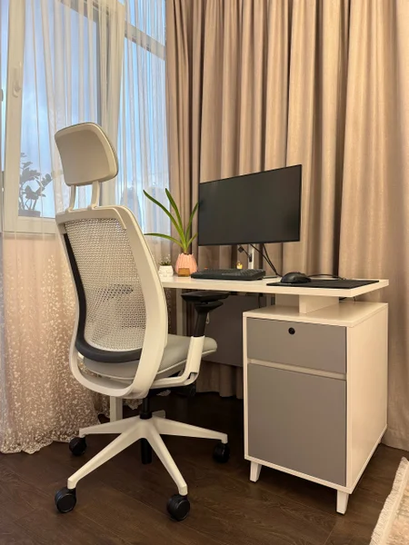 Письменный стол 750х1200х600 — desk, desktop computer, printer