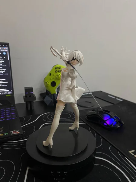 Аниме фигурка 2B NieR Automata — gasmask, oxygen mask