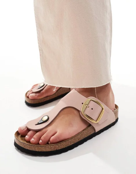 Сандалии Birkenstock Gizeh Pink, размер 38 + Сандалии Birkenstock Gizeh BS Black, размер 39 + Сандалии Birkenstock Milano, размер 41 — sandal, clog