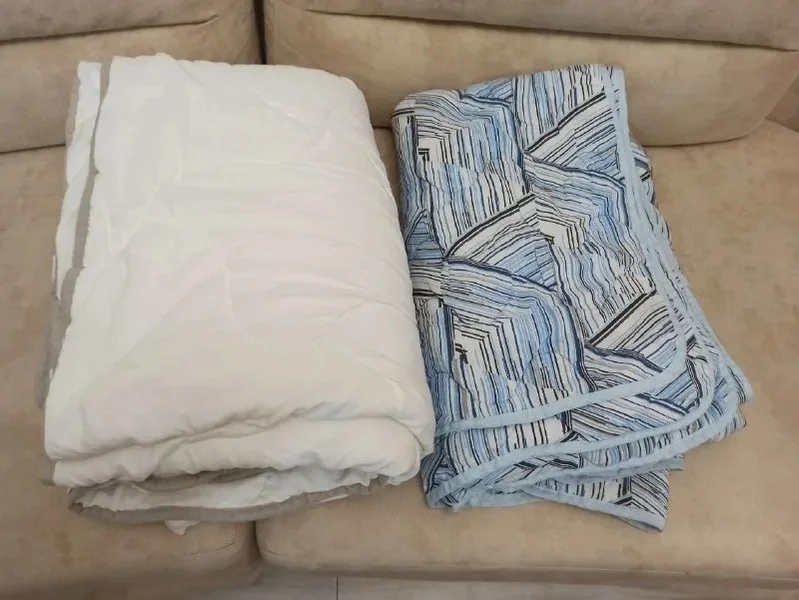 Одеяло зимнее белое Madame coco — pillow, quilt, bath towel