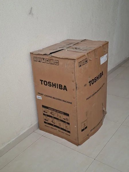Стиральная машина Toshiba — carton, crate