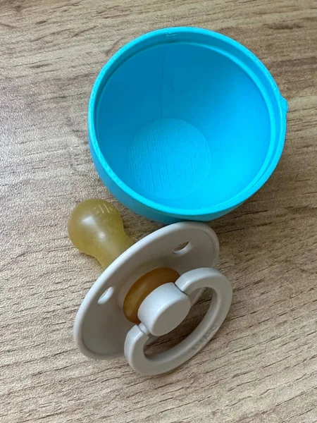 Пустышка Bibs Colour pacifier 6+мес с контейнером