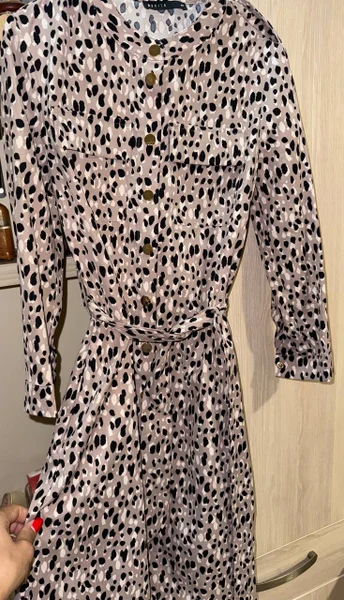 Платье с принтом, размер 36 — apron, pajama, cardigan