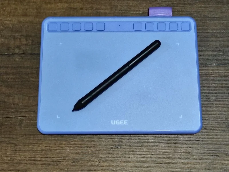 Графический планшет UGEE S640 — ballpoint, rubber eraser, nail