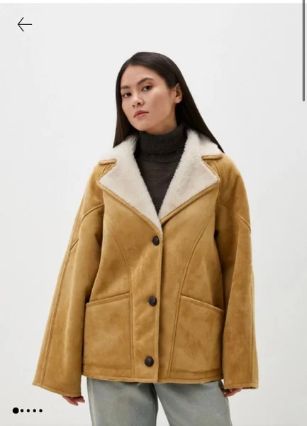Дубленка-куртка MANGO — fur coat, trench coat