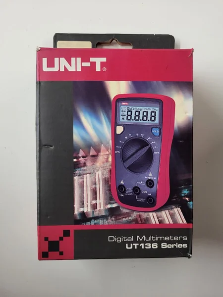 Цифровой мультиметр UNI-T UT136 — switch, stopwatch, cassette