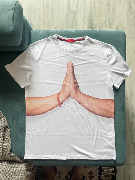 Футболка ISAIA с принтом Namaste — jersey