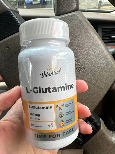 Глютамин L-Glutamine 90 капсул — pill bottle