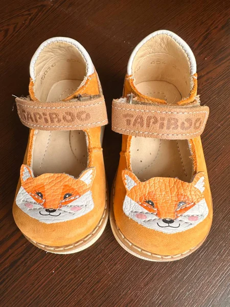 Ботиночки-сандалии с лисой Tapiboo размер 18 — clog, sandal