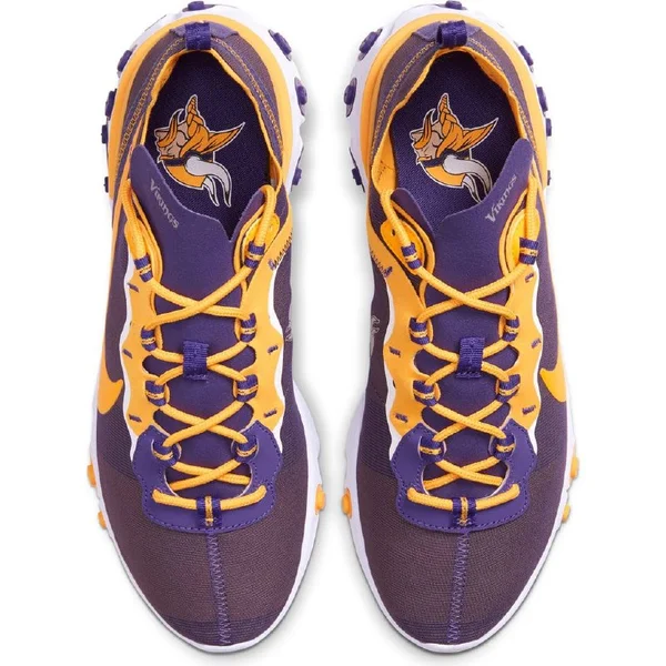 Кроссовки Nike React Element 55 x NFL Minnesota Vikings — cowboy boot, running shoe