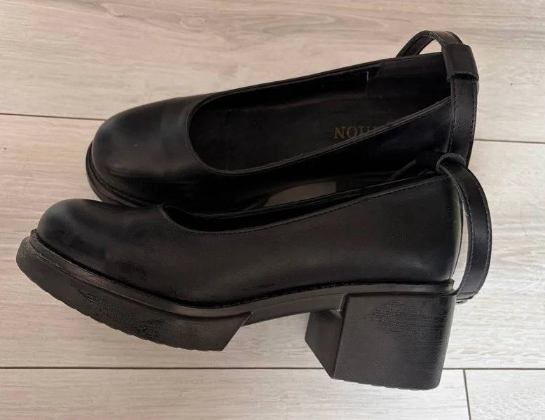 Чёрные туфли 38.5-39 — Loafer, mailbag