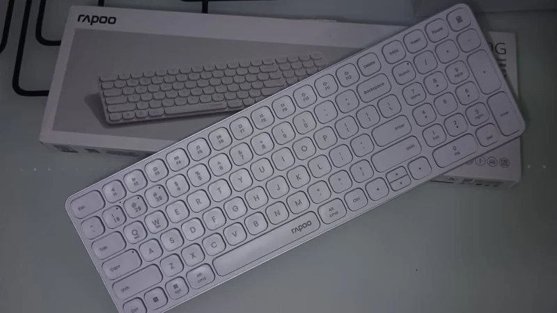 Беспроводная клавиатура RAPOO E9300G — computer keyboard, space bar