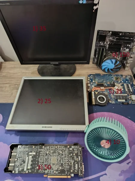 Остатки компьютерного железа и комплектующие — laptop, notebook