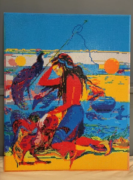 Интерьерная картина-алмазная мозаика Поп-арт — jigsaw puzzle