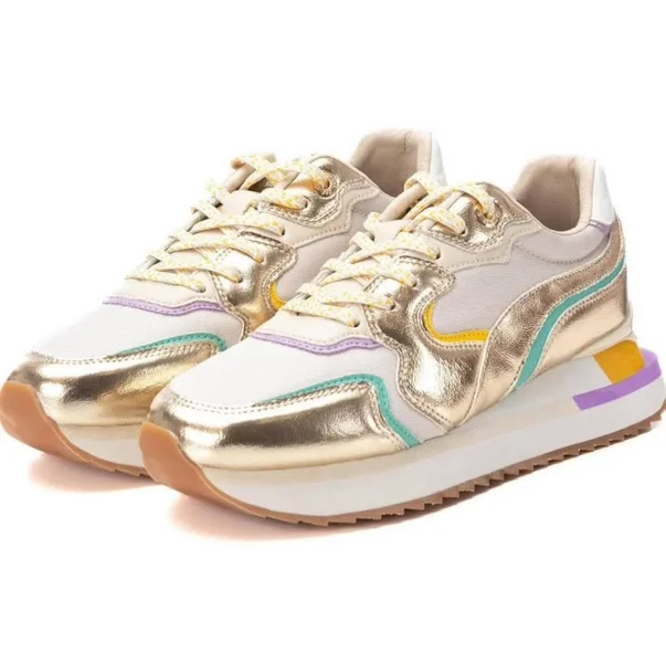 Женские кроссовки Xti золотистые — running shoe