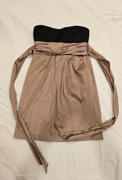 Платье без бретелей — overskirt, mailbag