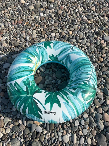Надувной круг Bestway 120см — shower cap