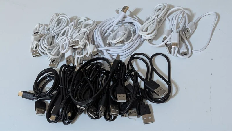 Кабели USB-A —> USB-C — hair slide