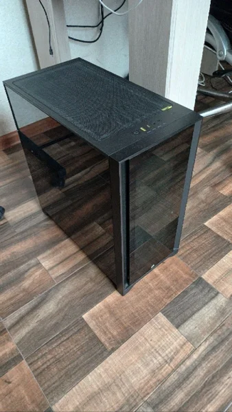 Корпус Corsair iCUE 4000X RGB Black — dining table, pedestal, fire screen