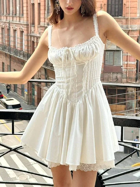 Платье белое с кружевом новое с ценником — gown, overskirt