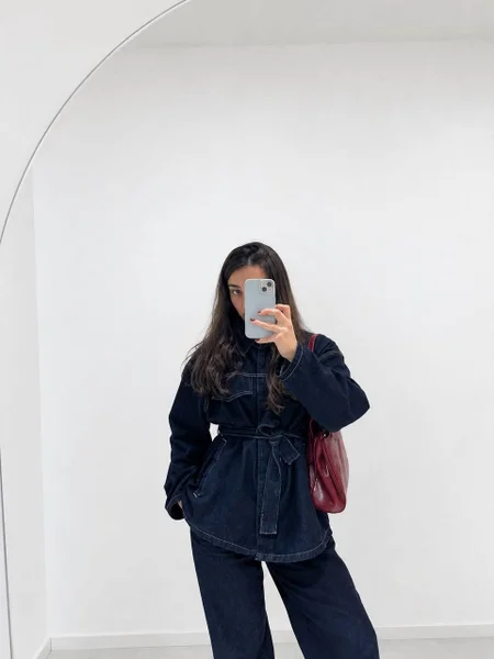 Костюм оверсайз размер S — trench coat