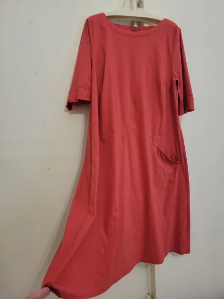Платье в спортивном стиле красное 2XL — pajama, velvet