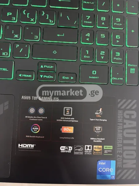 Ноутбук Asus — remote control, space bar