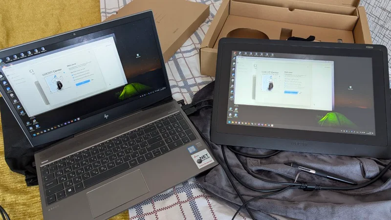 Графический планшет Wacom Cintiq — desktop computer, notebook, screen