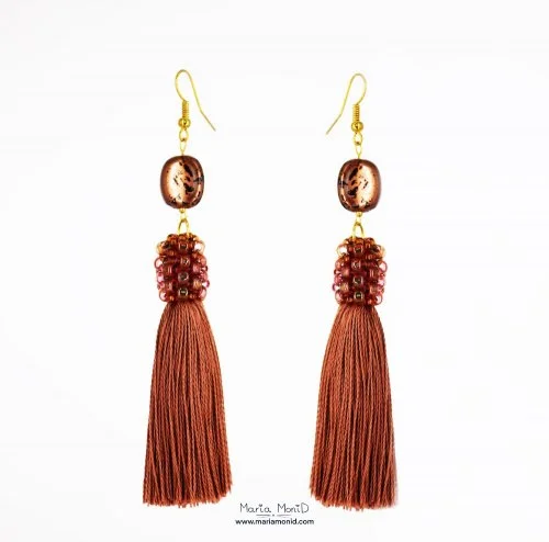 Серьги "Cinnamon" — hair slide, necklace