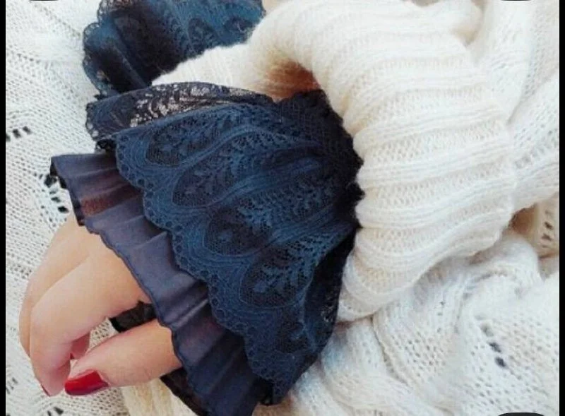 Манжеты вязаные ручной работы — wool, mitten