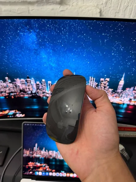 Мышь Apple Magic Mouse Type-C черная — mouse
