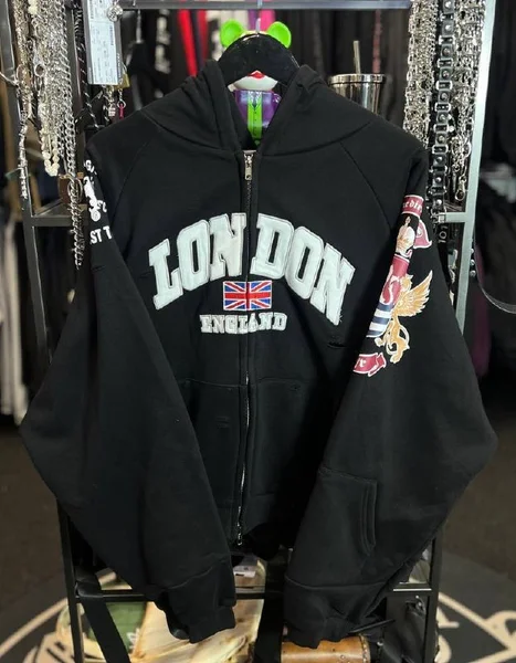 Зип-худи оверсайз M-L с кепкой в подарок — sweatshirt, jersey